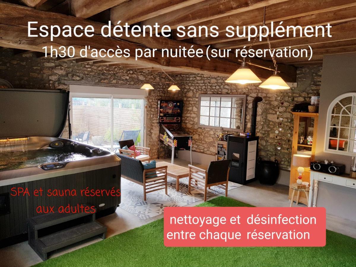 Le Grand Cedre Spa Et Sauna Interieur Piscine Marolles  외부 사진